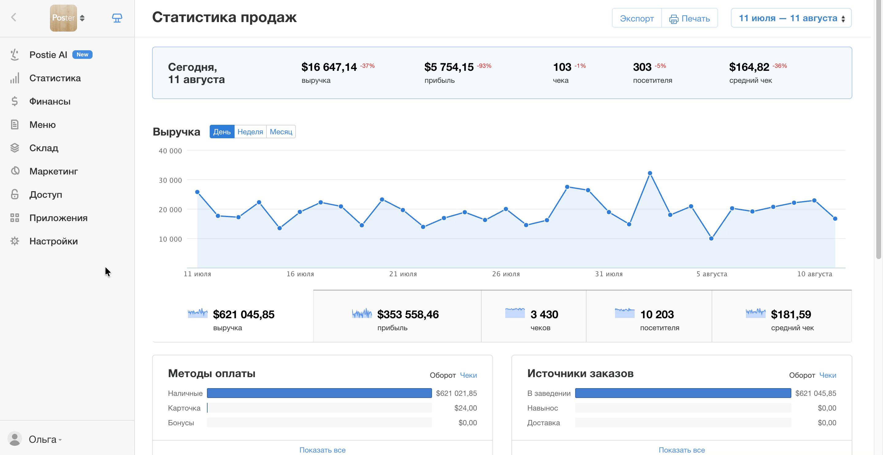 удалить пустой чек