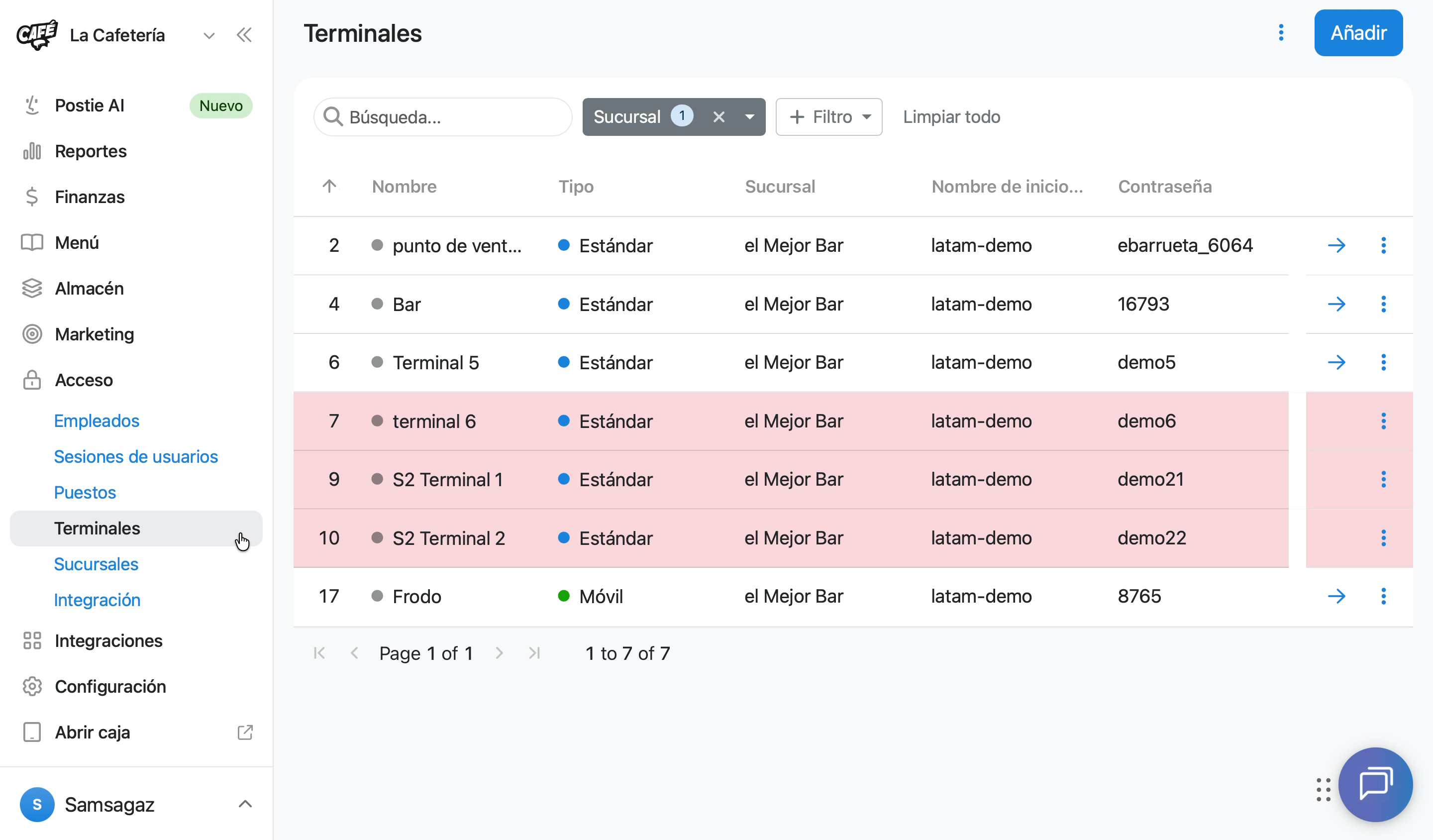 Cómo cambiar el nombre o la contraseña de un terminal móvil