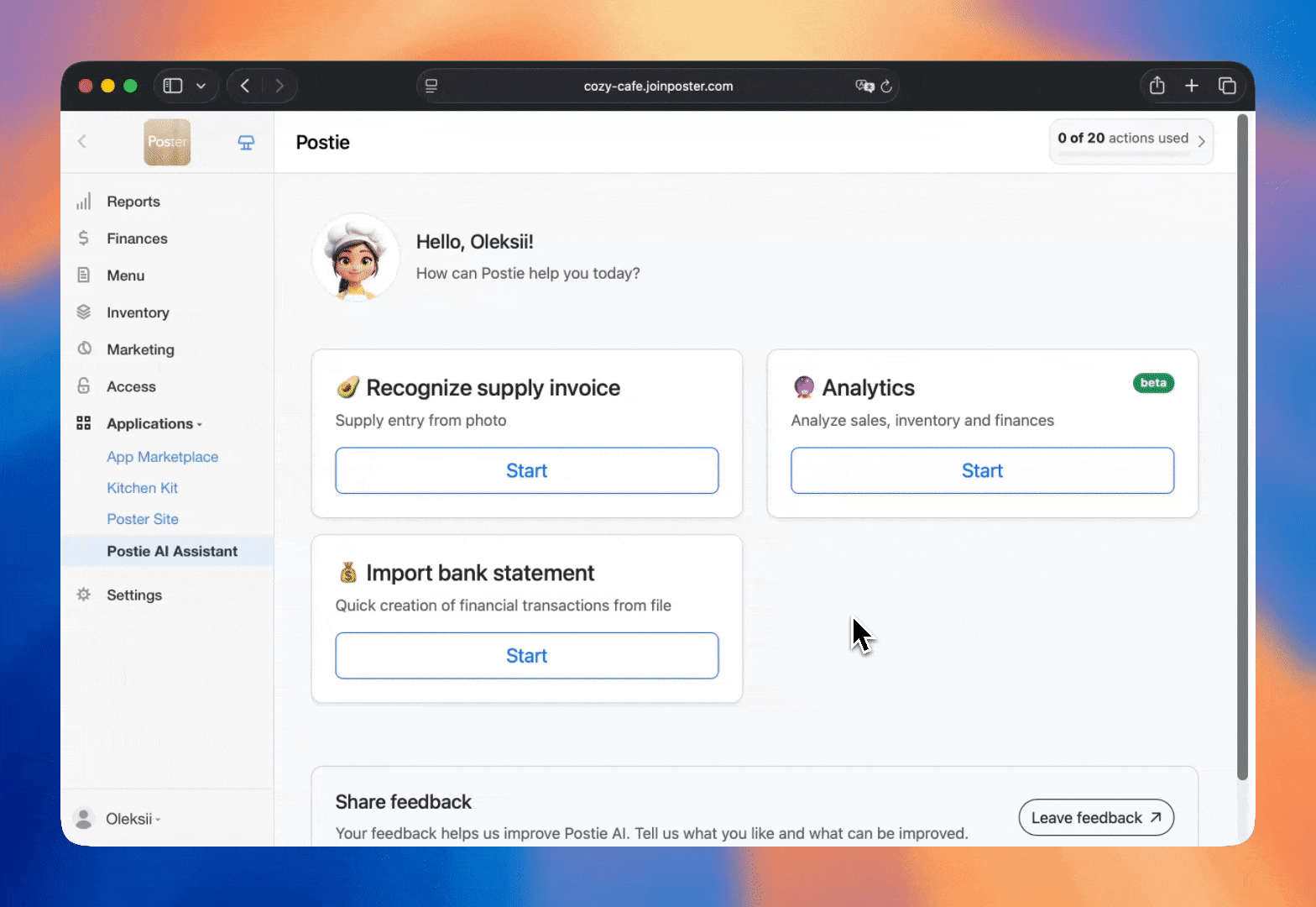 EN posties analytics