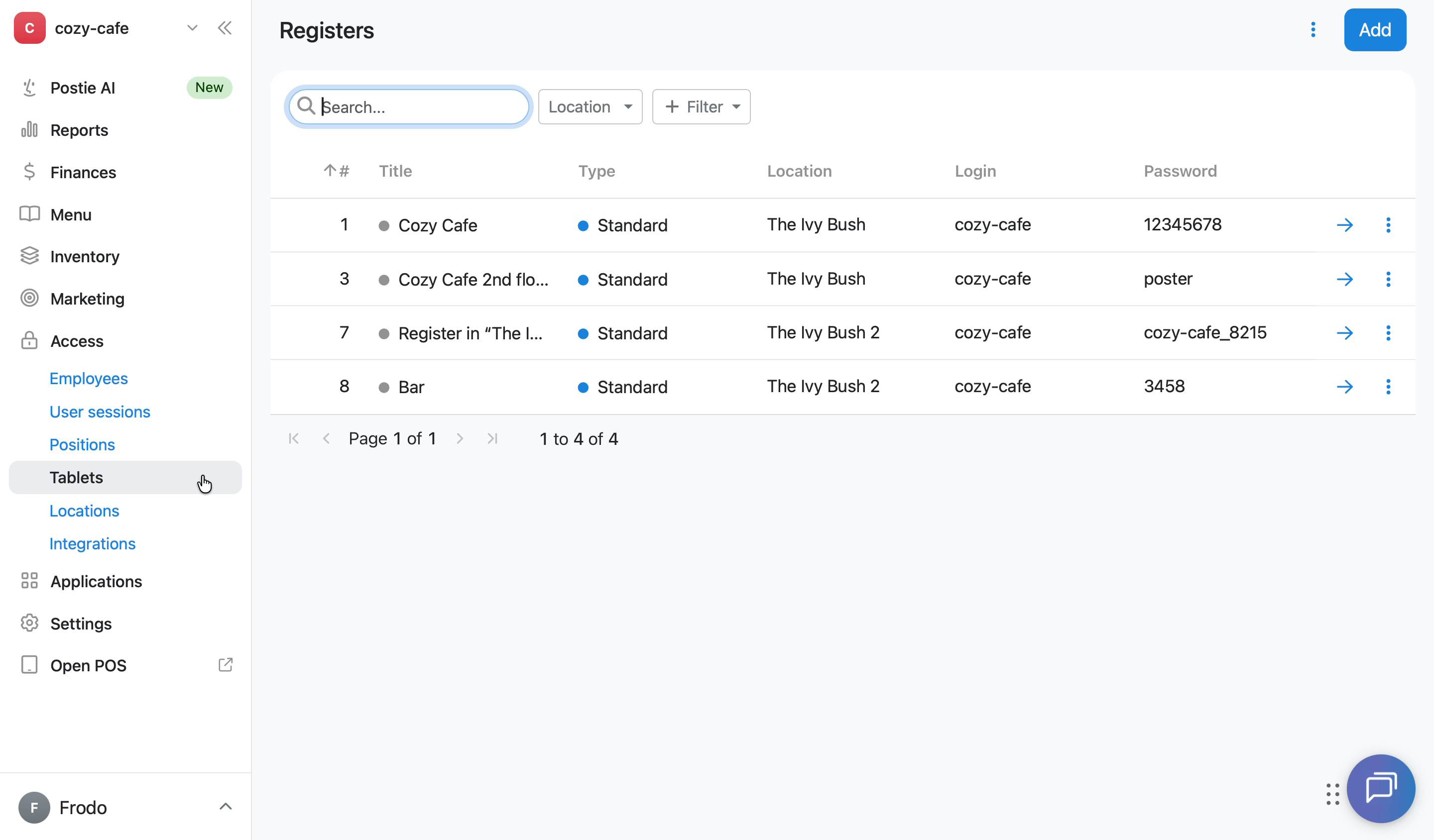 How to change register details