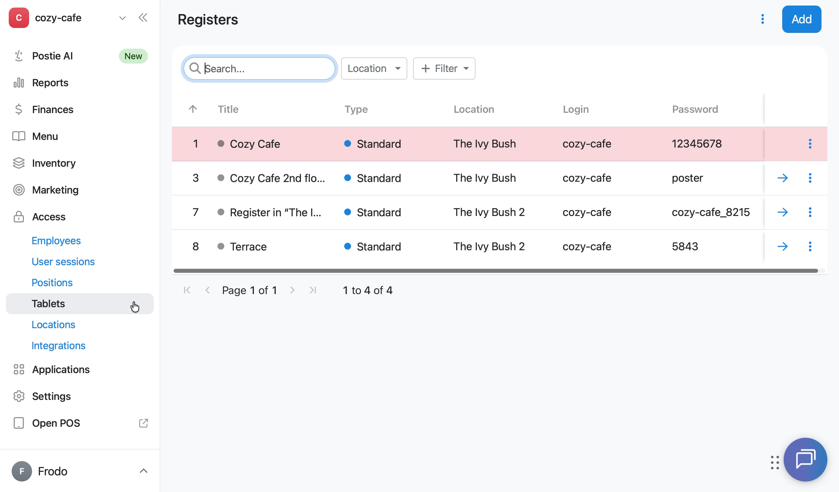 How to restore a deleted register
